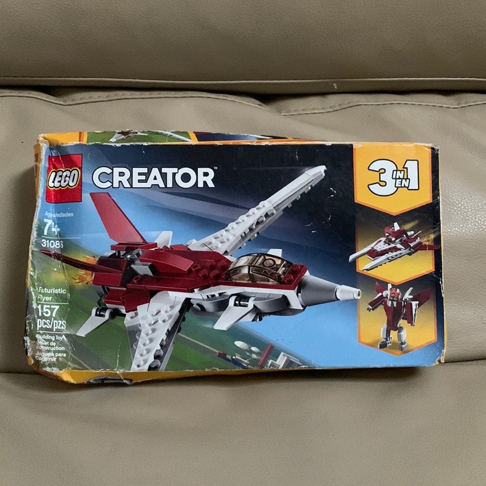 LEGO Creator 3in1 Futuristic Flyer 31086 Building Kit (157 Pieces) BNIB